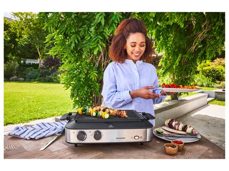 SILVERCREST® KITCHEN TOOLS Multifunktionsgrill SMEG 1600 A1, mit Kebabfunktion Exklusive Angebote