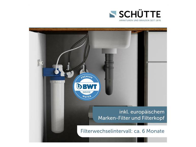 Schütte Küchenarmatur mit Filtersystem »Aquastar Pro«, mit 360° schwenkbarem Auslauf Zeitbegrenzte Promotion