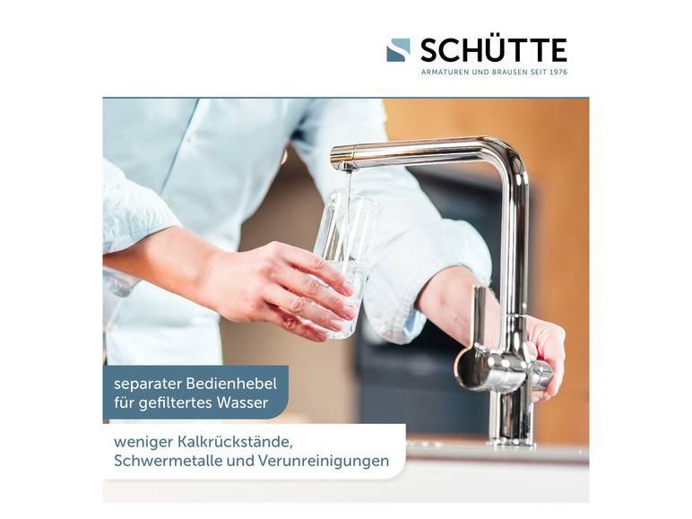 Schütte Küchenarmatur mit Filtersystem »Aquastar Pro«, mit 360° schwenkbarem Auslauf Zeitbegrenzte Promotion