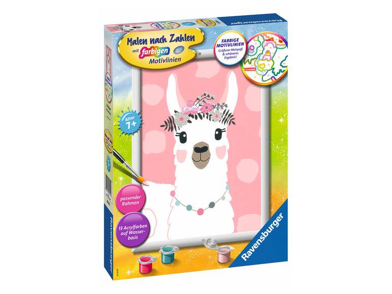 Ravensburger Malen nach Zahlen »No Drama Lama« Sonderangebot der Fabrik