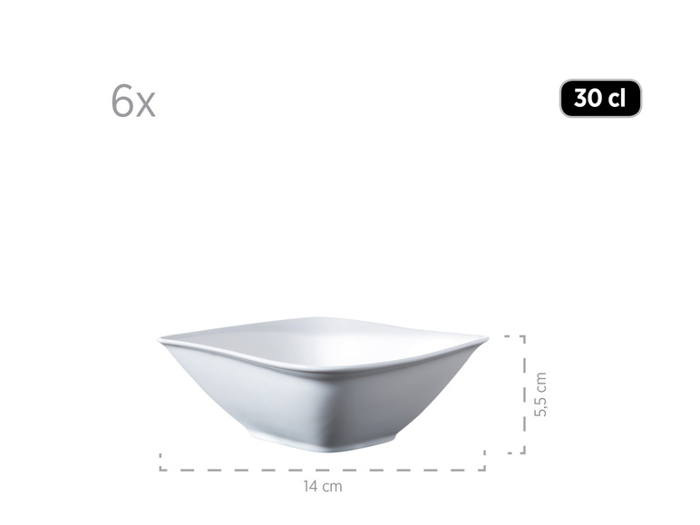 MÄSER Schüssel-Set »La Musica«, 6-teilig, aus Porzellan Begrenztes Angebot