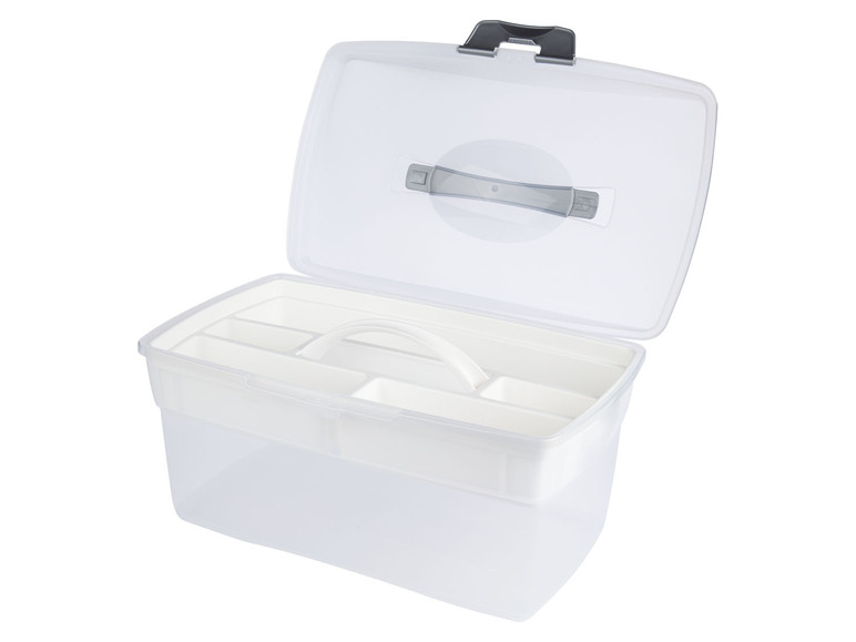 crelando® Näh-/Aufbewahrungsbox, mit Einlegefach Letzte 2 Tage