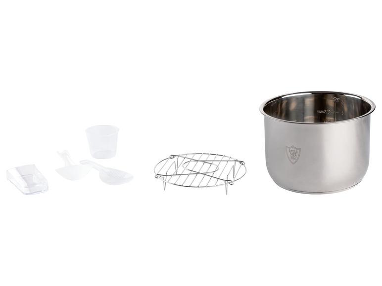 SILVERCREST® KITCHEN TOOLS Multi-Pot Schnellkochtopf »SSM 1000 A2«, 1000 W Fabrikladen