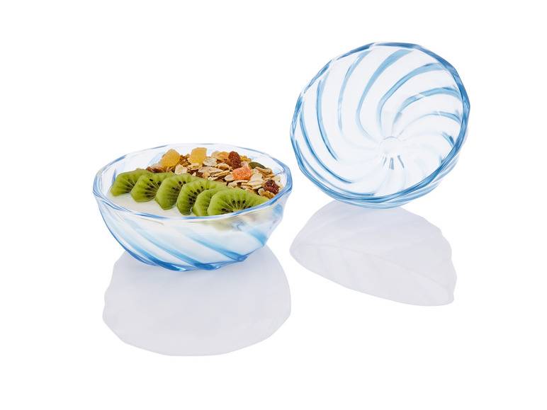 ERNESTO® Schale / Teller, 2er-Set, aus Glas Begrenzt auf 3 Tage
