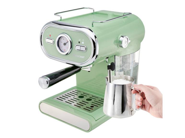 SILVERCREST® KITCHEN TOOLS Espressomaschine »SEM 1100 E1«, mint, 1100 W Online