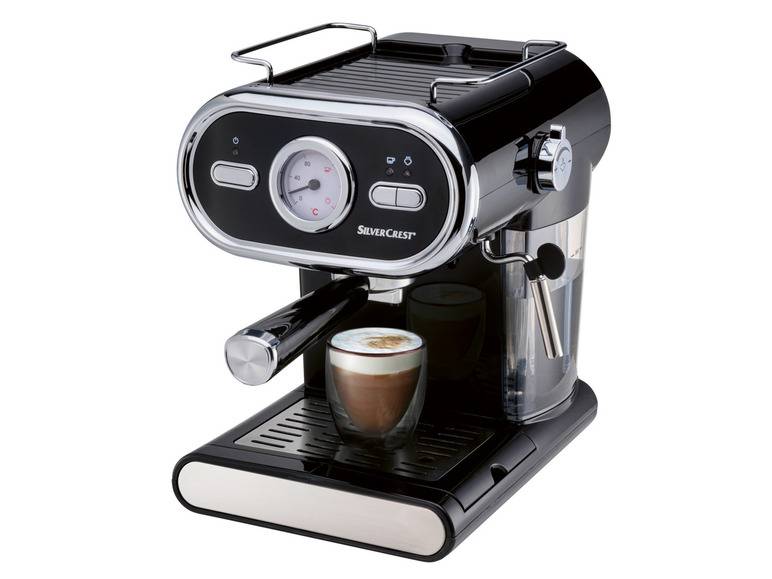 SILVERCREST® KITCHEN TOOLS Espressomaschine »SEM 1100 E1«, schwarz, 1100 W Verkauf