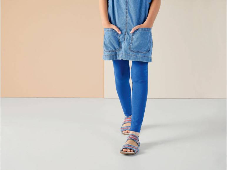 pepperts!® Kinder Mädchen Leggings, 2 Stück, mit bequemem Gummizugbund Weihnachtsangebot