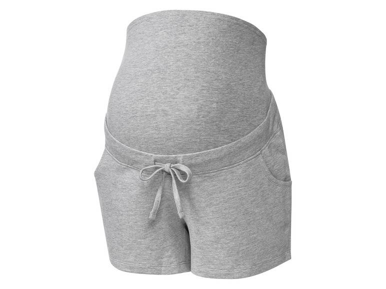 esmara® Damen Umstands-Sweatshorts, extra hoch geschnitten Valentinstagsangebot