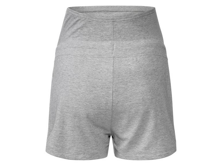 esmara® Damen Umstands-Sweatshorts, extra hoch geschnitten Valentinstagsangebot