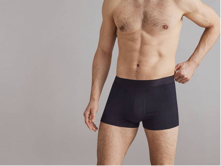 LIVERGY® Herren Boxer, 3 Stück, mit hohem Baumwollanteil Saisonale Angebote