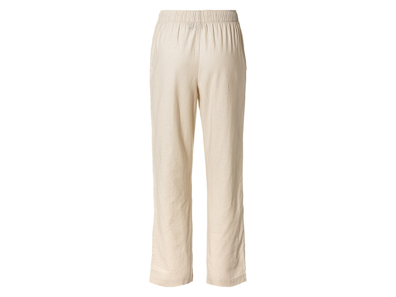 esmara® Damen Leinenhose, hohe Leibhöhe Tägliche Deals