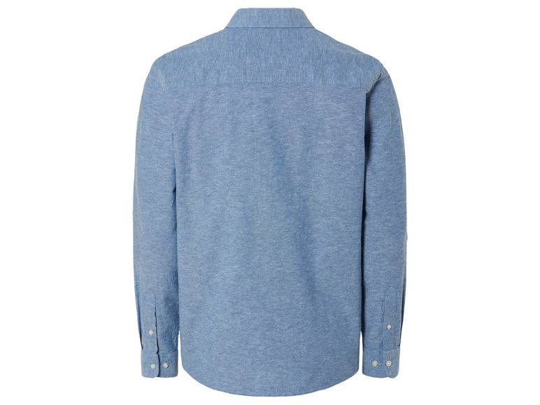 LIVERGY® Herren Leinenhemd mit Kentkragen Kostenlose Rückgabe