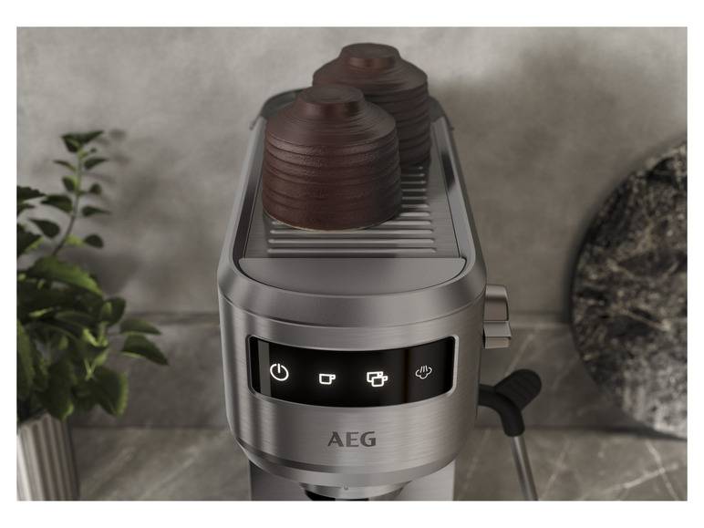 AEG Gourmet 6 Espresso Siebträgermaschine »EC6-1-6ST«, 1350 W Zeitbegrenzte Promotion