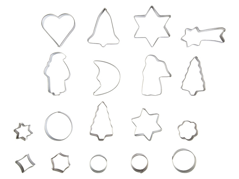 zenker Weihnachtsbäckerei Ausstecherbox, 19-teilig Auslauf