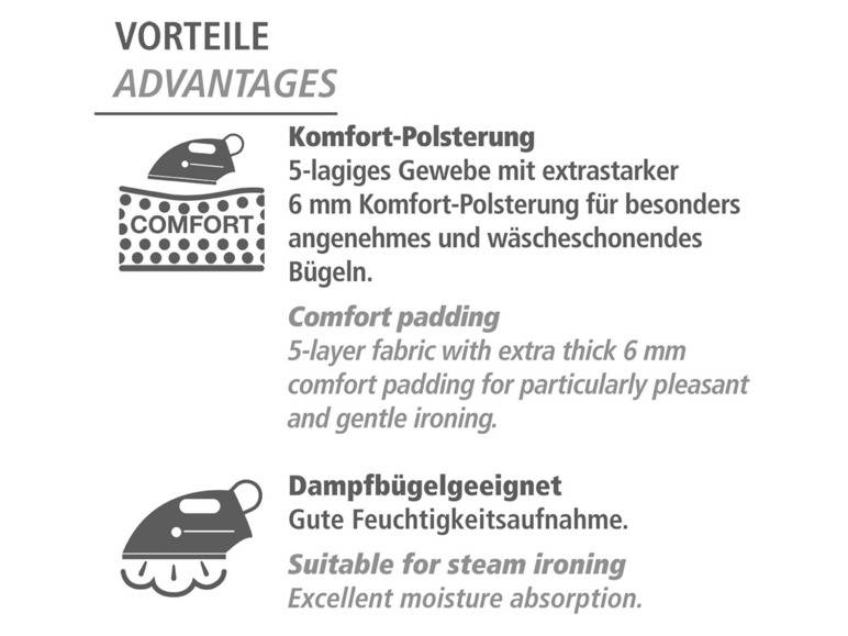 Wenko Bügeldecke »Air Comfort«, dampfbügelgeeignet Preisnachlass
