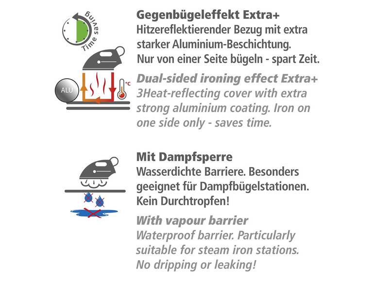Wenko Bügeldecke »Air Comfort«, dampfbügelgeeignet Preisnachlass