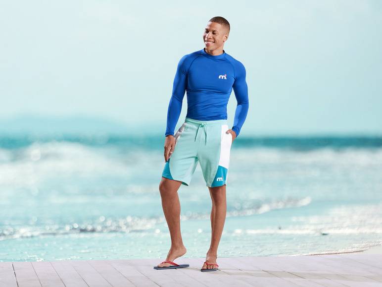 Mistral Herren Sweatshorts mit HeiQ Technologie Mint Top Angebot