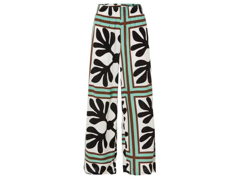 esmara® Damen Wide-Leg-Hose mit elastischem Gummizugbund Große Rabatte