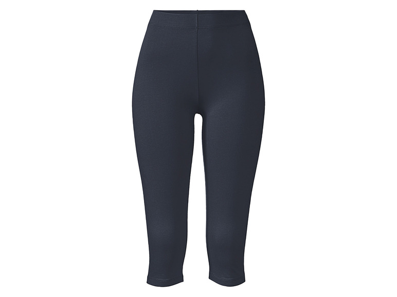 esmara® Damen Capri-Leggings, normale Leibhöhe, elastischer Bund Tägliche Deals