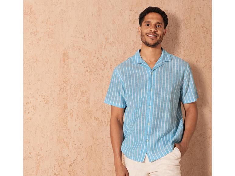 LIVERGY® Herren Leinenhemd, Regular Fit Bis zu 65% Rabatt