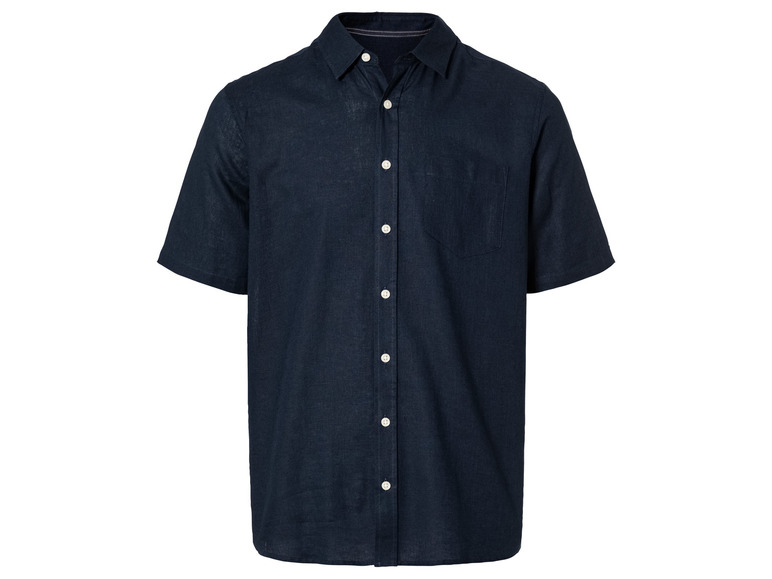 LIVERGY® Herren Leinenhemd, Regular Fit Bis zu 65% Rabatt