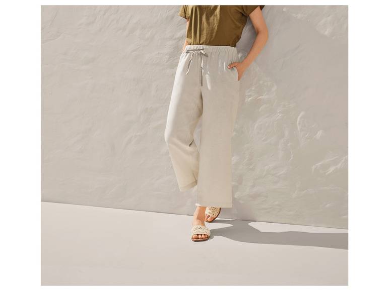 esmara® Damen Leinenhose mit normaler Leibhöhe Bis zu 55% Rabatt