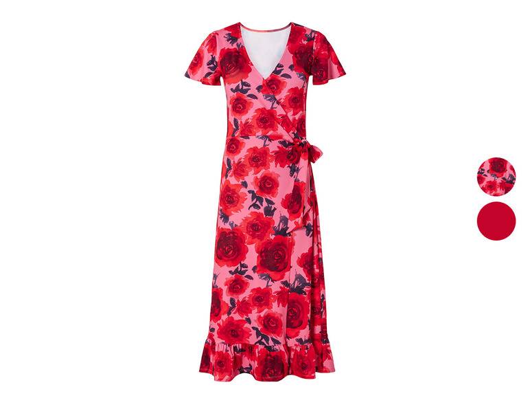 esmara® Damen Wickelkleid mit verspielten Volants 50% Rabatt mit kostenlosem Versand