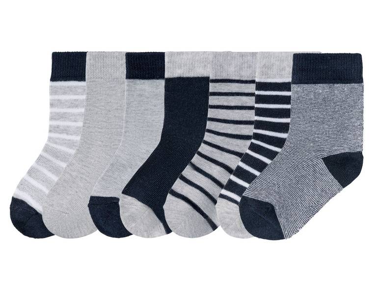 lupilu® Kleinkinder Socken, 7 Paar, mit Bio-Baumwolle 50% Rabatt für begrenzte Zeit