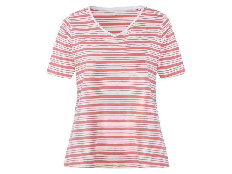esmara® Damen T-Shirt, 2 Stück, mit hohem Baumwollanteil Outlet