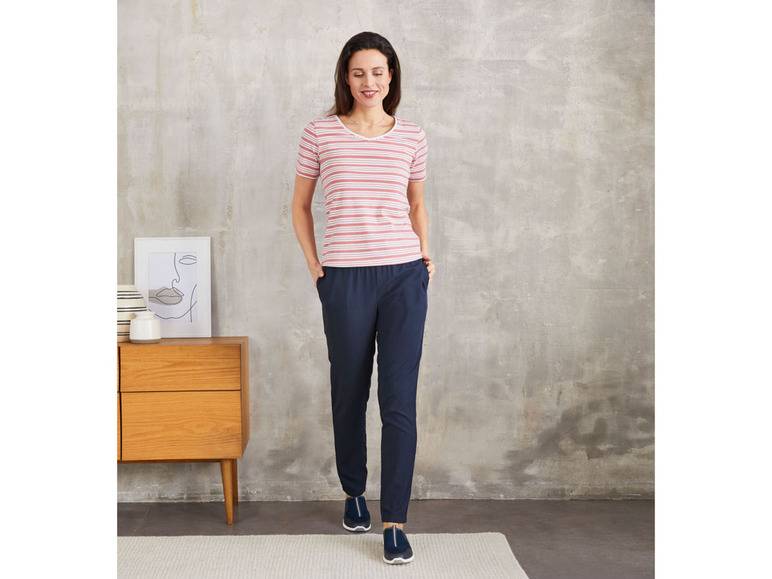 esmara® Damen T-Shirt, 2 Stück, mit hohem Baumwollanteil Outlet