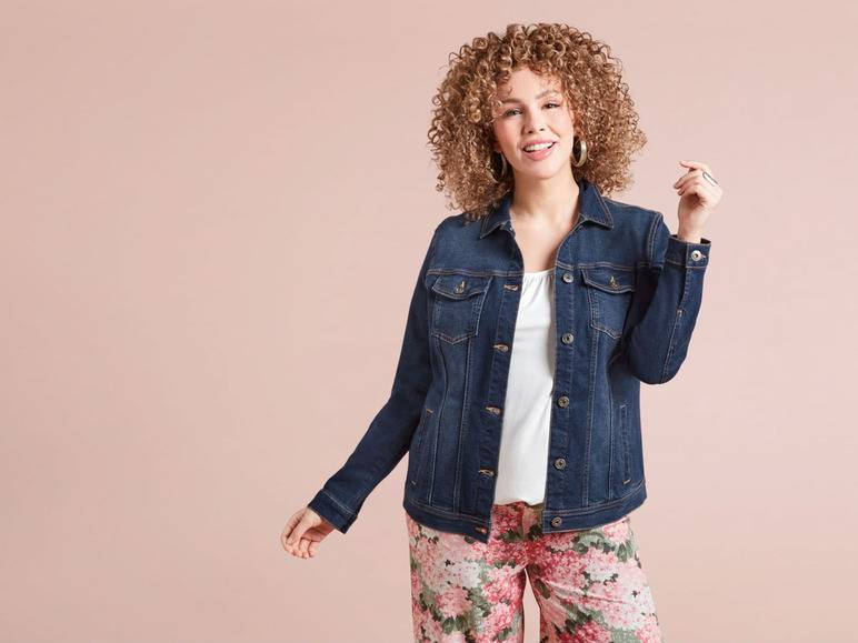 esmara® Damen Jeansjacke, leicht tailliert geschnitten Günstig kaufen