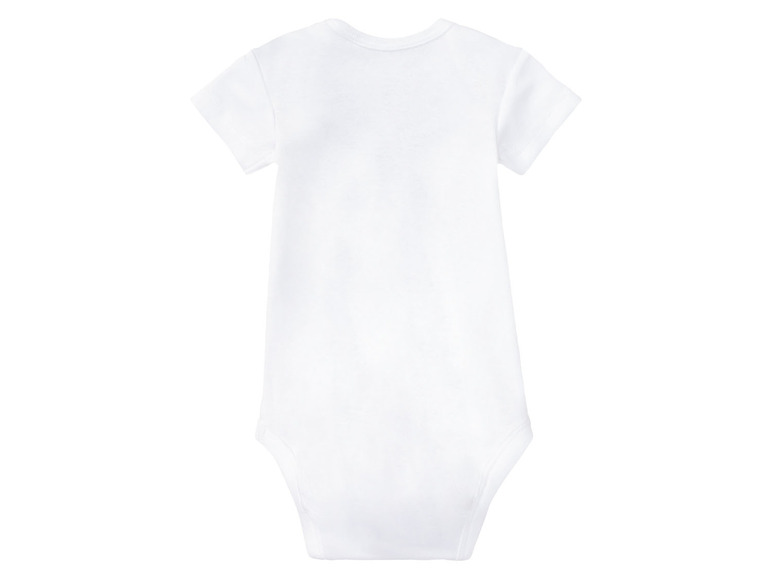 lupilu® Baby Bodies, 5 Stück, kurzarm, aus reiner Bio-Baumwolle Saisonschlussverkauf