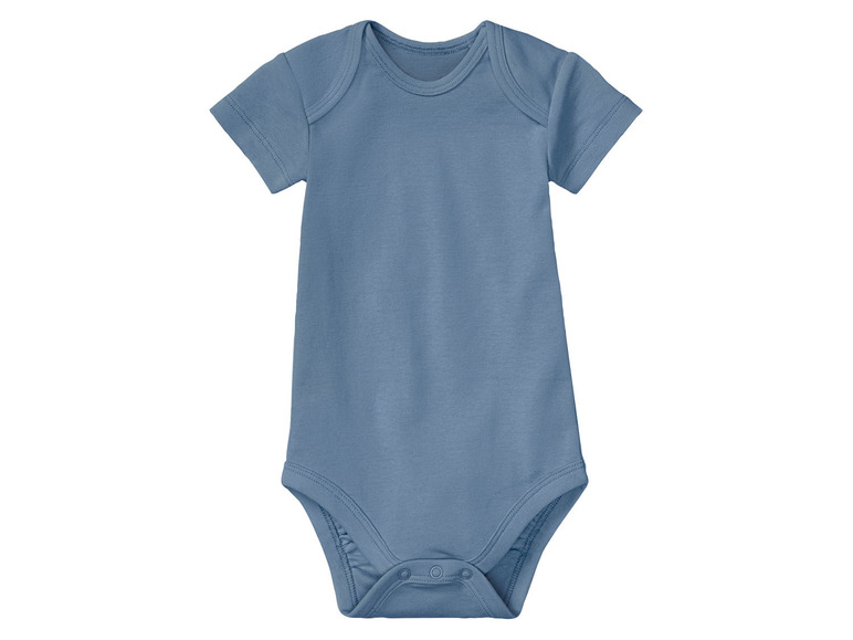 lupilu® Baby Bodies, 5 Stück, kurzarm, aus reiner Bio-Baumwolle Saisonschlussverkauf