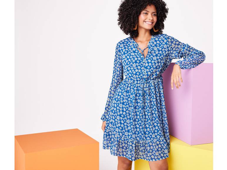 esmara® Damen Kleid, leger geschnitten Black Friday