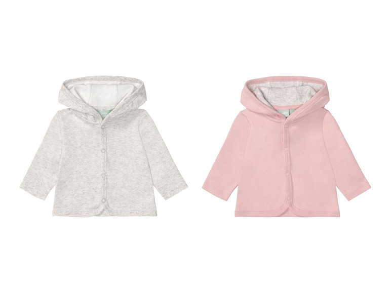 lupilu® Baby Sweatjacke, 2 Stück, aus reiner Bio-Baumwolle Cyber Monday