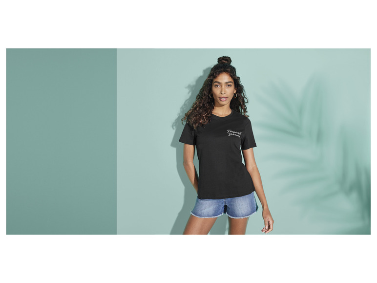esmara® Damen T-Shirt, tailliert geschnitten, mit Print Bestseller