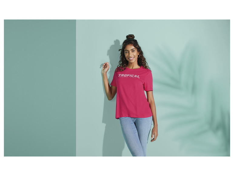 esmara® Damen T-Shirt, tailliert geschnitten, mit Print Bestseller