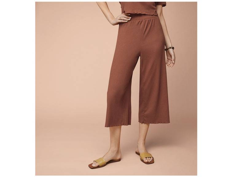 esmara® Damen Culotte in modischer Crinkle-Qualität Saisonale Angebote