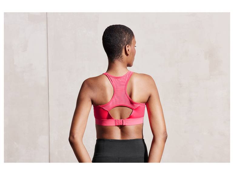 CRIVIT Damen Sportbustier, High-Level, mit Mesh-Einsätzen Sonderangebot der Fabrik