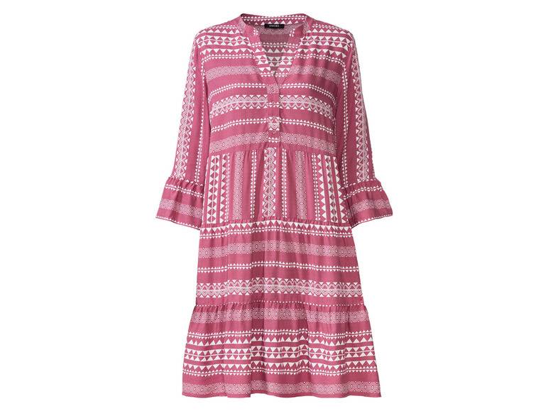esmara® Damen Tunika Kleid, mit Volants am Ärmelabschluss Kostenloser Versand international
