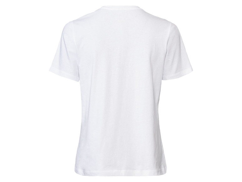 esmara® Damen T-Shirt, aus reiner Baumwolle Speichern exportieren
