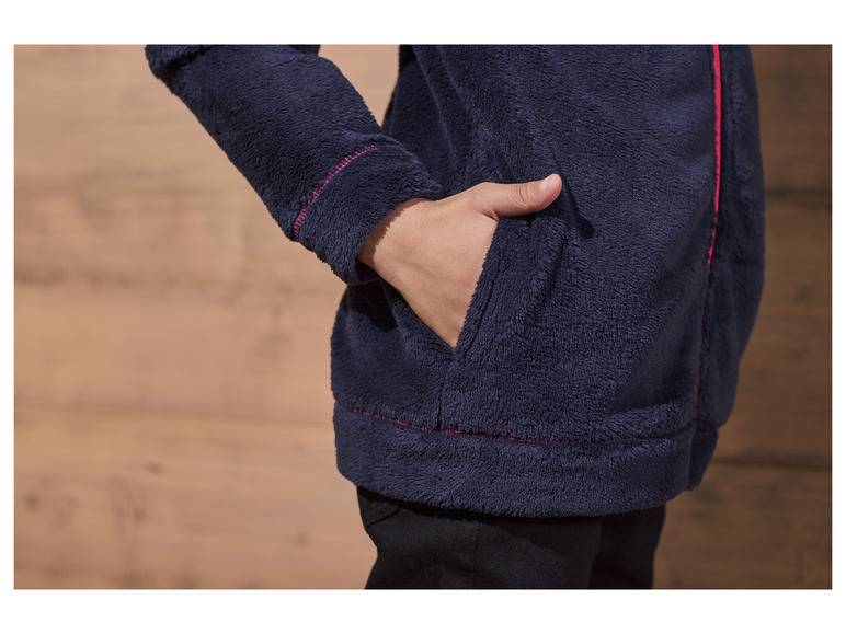 CRIVIT Kinder Fleecejacke, mit Stehkragen zollfrei
