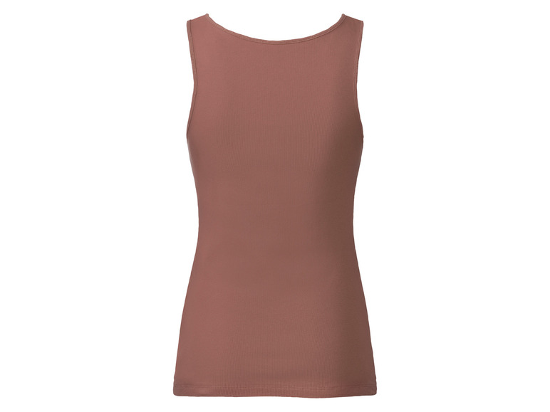 esmara® Damen Tops, 2 Stück, in anschmiegsamer Ripp-Qualität 50% Rabatt für begrenzte Zeit