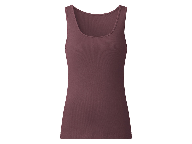 esmara® Damen Tops, 2 Stück, in anschmiegsamer Ripp-Qualität 50% Rabatt für begrenzte Zeit