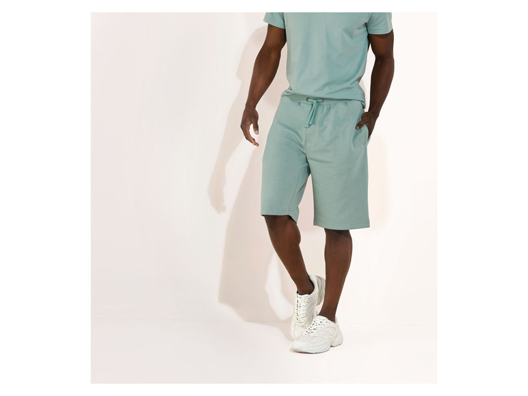 LIVERGY® Herren Sweatshorts, extra weiche Sweat-Qualität, mit Baumwolle Outlet