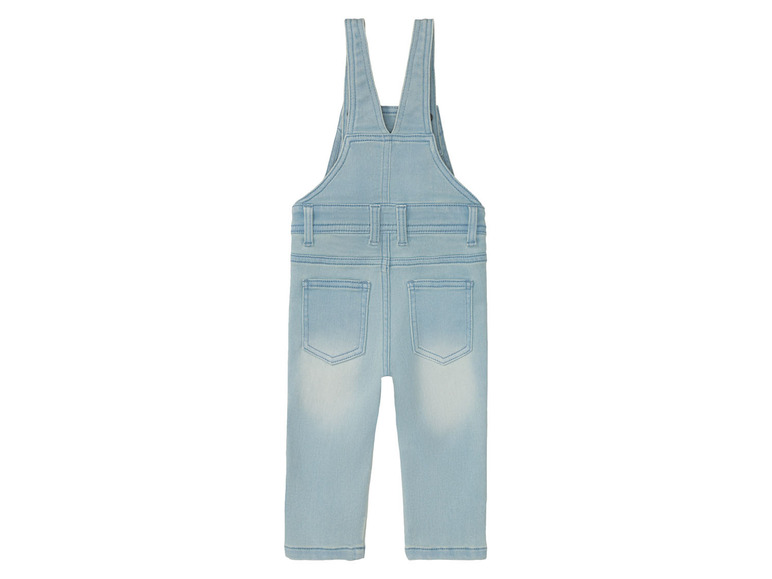 lupilu® Baby Latzhose Sweatdenim, mit Bio-Baumwolle Auslauf