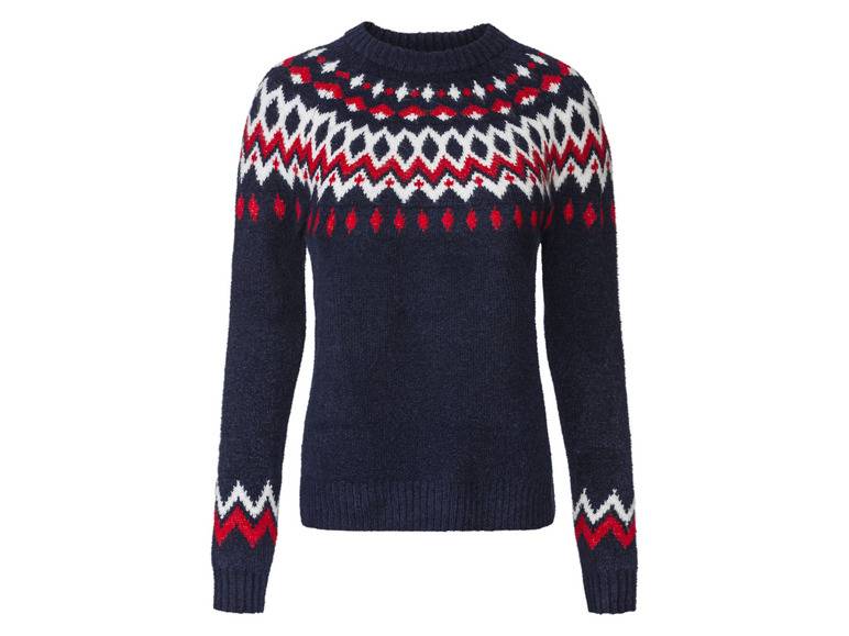 esmara® Damen Strickpullover, mit Rundhalsausschnitt im Angebot