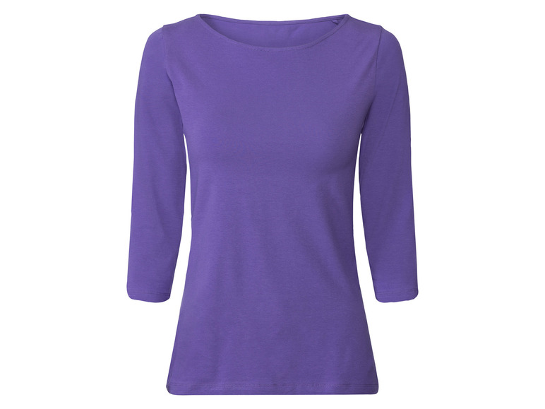 esmara® Damen Langarmshirts, 2 Stück, mit hohem Baumwollanteil Fabrikverkauf