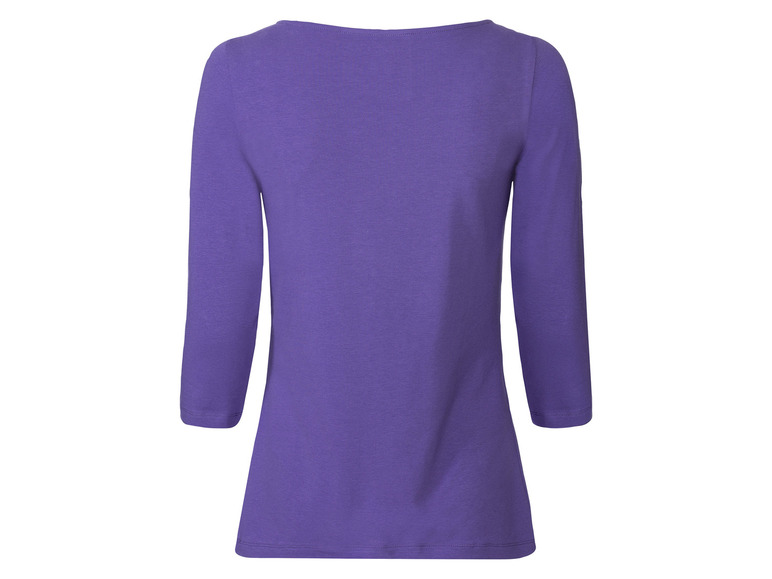 esmara® Damen Langarmshirts, 2 Stück, mit hohem Baumwollanteil Fabrikverkauf