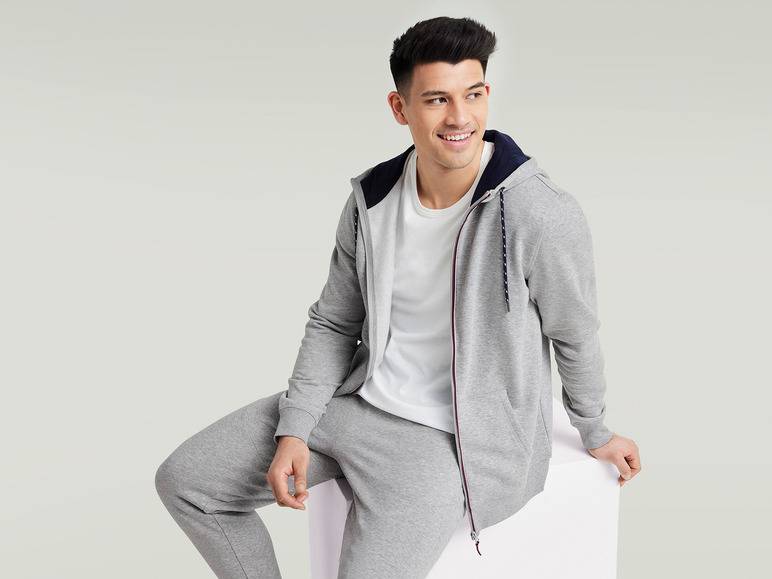 LIVERGY® Herren Sweatjacke mit Baumwolle Meist gekauft